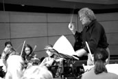 Konzentrierte Orchesterprobe mit Manfred Jung. Foto: Johannes Radsack