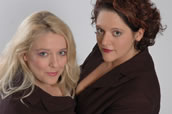 Das Gründerinnen-Duo: links Yvonne Bernbom, rechts Inken Rahardt. Foto: Silke Heyer