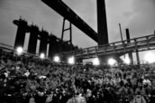 Blick ins Publikum bei der Eröffnung der Kulturhauptstadt Europas RUHR.2010 auf dem Welterbe Zeche Zollverein beim Festakt 9.1.2010/ Foto: Manfred Vollmer