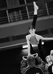 Lucía Lacarra vom Staatsballett in der „Silbernen Rose“. 