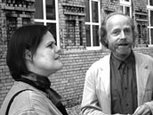 Juliane Klein, hier mit Albrecht Dümling. Foto: Archiv