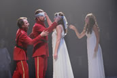 Ilja Harjes (Arthur), Jaroslaw Sielicki (He), Annette Johansson (She) und Tina Amon Amonsen (Em-