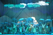 Ensemble der Bonner Oper in einer spannenden Inszenierung des „Weißen Rössl“. Foto: Thilo Beu