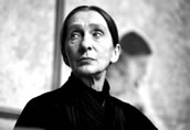 Pina Bausch (2007) im Haus der Berliner Festspiele. Foto: Braun/drama-berlin