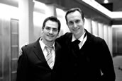 Zweiter und dritter Preisträger: Wilhelm Schwinghammer und Falko Hönisch. Foto: Sigi Müller