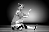 „Parade“ (Gastspiel des Balletts des Saarländischen Staatstheaters in München) mit Xiang Hui Zeng. Foto: Bettina Stöß 