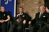 Katharina Wagner, Tobias Könemann, Winfried Knoll, Klaus Zehelein. Fotos: Oswald