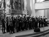 Dresdner Staatsopernchor gegen Rechts. Foto: Erich Busse