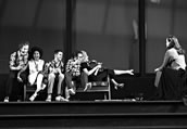 Arnaud Richard (Nicolas), Pumeza Matshikiza (Isis), Ed Lyon (Colin), Daniel Kluge (Chick), Sophie Marilley (Alise) und Rebecca von Lipinski (Chloé). Fotos: A.T. Schaefer