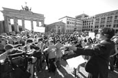 Flashband in Berlin beim „Tag der Musik“. Foto: Deutscher Musikrat