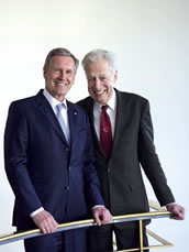 Christian Wulff und Henning Scherf. Foto: Johanna Scheffel