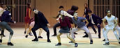 Bernsteins „MASS“ im Musiktheater im Revier (MiR) mit dem gesamten Ensemble des Theaters, hier mit dem Ballett im Revier (s. auch Pressespiegel, S. 25). Foto: Karl Forster