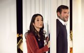 „Weiße Rose“ in Altenburg-Gera mit Florian Neubauer als Hans, Yuko Hayashi als Sophie (andere Besetzung als beim Besuch unseres Autors). Foto: Ronny Ristok.