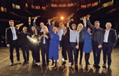 Die Preisträgerinnen und Preisträger bei der Verleihung des Deutschen Theaterpreises DER FAUST. Foto: Oliver Frederic Kern
