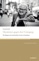 Georg Etscheit: Musizieren gegen den Untergang – Der Dirigent und Umweltschützer Enoch zu Guttenberg. Schott Verlag 2020, 261 S., mit zahlr. Abb., 22,90 Euro (als Taschenbuch)