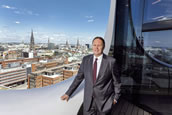 Carsten Brosda in der Elbphilharmonie. Foto: Hernandez für Behörde für Kultur und Medien