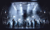 „1984“ mit dem Ensemble des Theaters Regesnburg. Foto: Marie Liebig