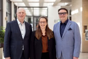 Das DMR-Führungstrio (v.l.n.r.): Prof. Martin Maria Krüger, Antje Valentin und Stefan Piendl. Foto: J. Konrad Schmidt