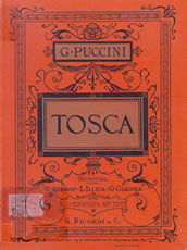 Puccini „Tosca“, Klavierauszug mit Text, Ricordi 1901 Puccini „Tosca“, Klavierauszug mit Text, Ricordi 1901
