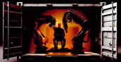 AΦE, Robotic Dance Artwork „The New World Order (TNWO)“, bei der CINARS Pitch Session 2024. Foto: Shane Obenson