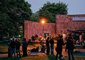 Besetztes Schauspielhaus Chemnitz. Foto: Johannes Richter