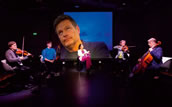 Valerij Lisac, „Amusing Ourselves to Death“ mit Lara Pietjou und Asasello Quartett, Foto: Julia Franken