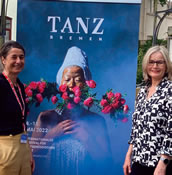 TANZ BREMEN mit Sabine Beyer (Organisationsleitung) und Sabine Gehm (Künstlerische Leitung).