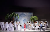 Robert Schumann, „Das Paradies und die Peri“ mit Vera Lotte Boecker, Lunga Eric Hallam, Kai Kluge und dem Chor der Hamburgischen Staatsoper. Foto: Monika Rittershaus