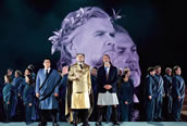 John Adams, „Antony and Cleopatra“ mit Jongmin Lim, Tobias Haaks, Nico Wouterse, Opernchor und Extrachor des Theater Koblenz. Foto: Matthias Baus
